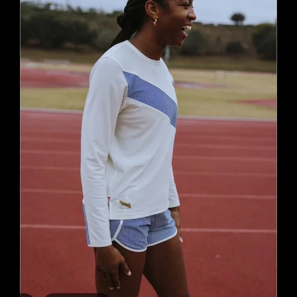 Tracksmith Navy Long Sleeve Tee - Picture 6 of 6